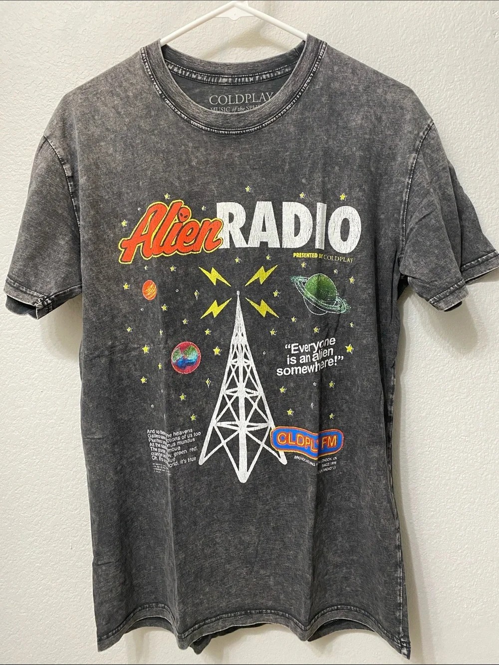 Coldplay Tour T-Shirt